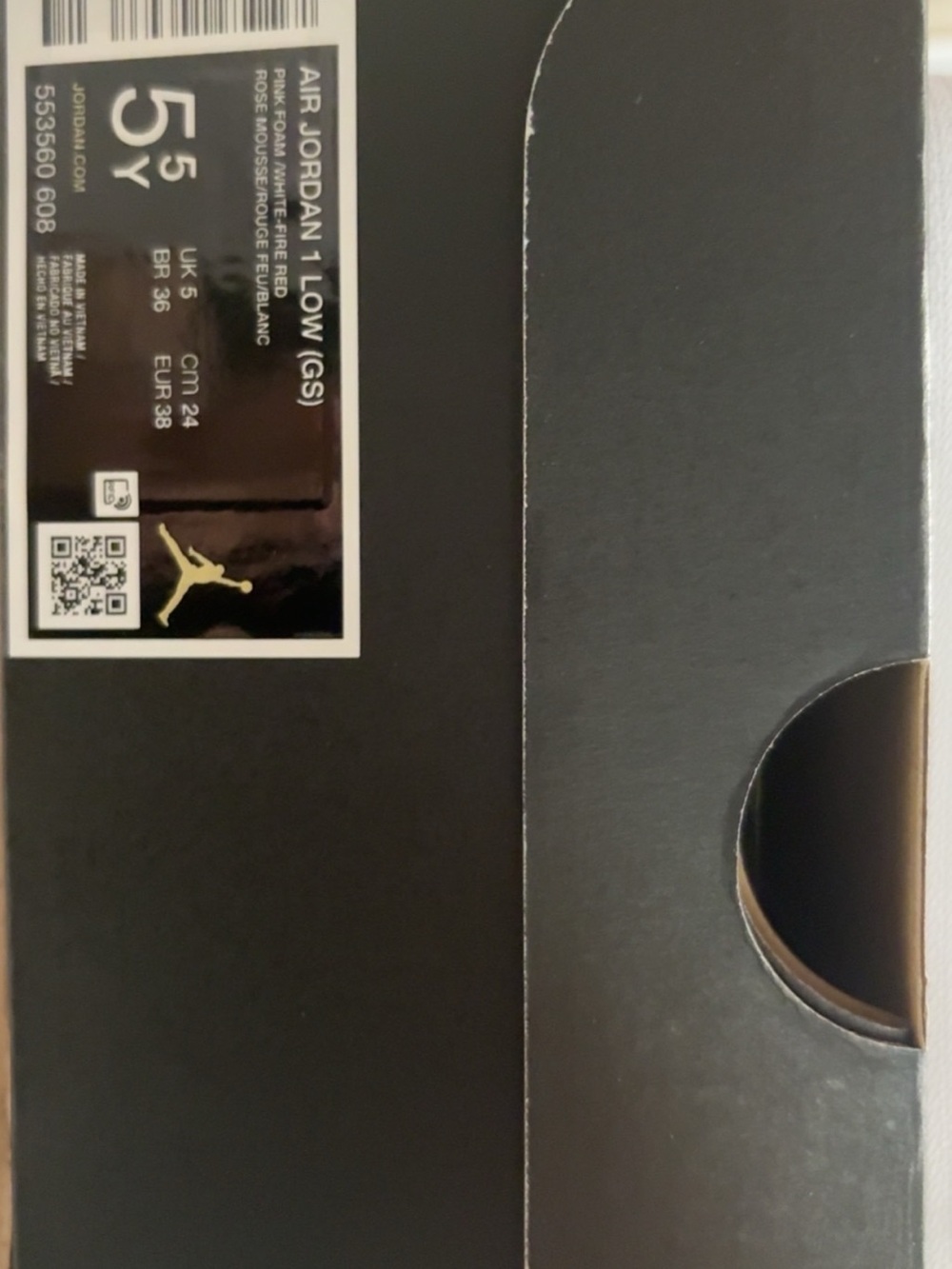Jordan Low Top Sneakers White Pink - Picture 4 of 7